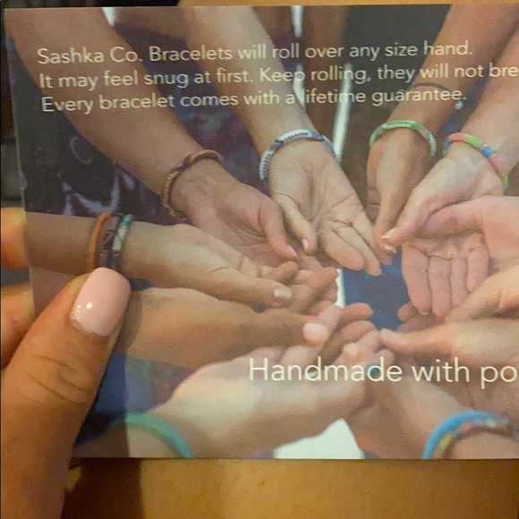 Glass Hand Beaded Bracelet | multi - Picture 3 of 5